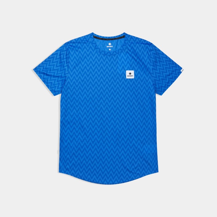SAYSKY セイスカイ メンズ ランニングTシャツ Zig Zag Combat T-shirt