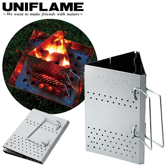 ユニフレーム ファイアグリルセット（ユニフレームチャコスタ付） 焚火