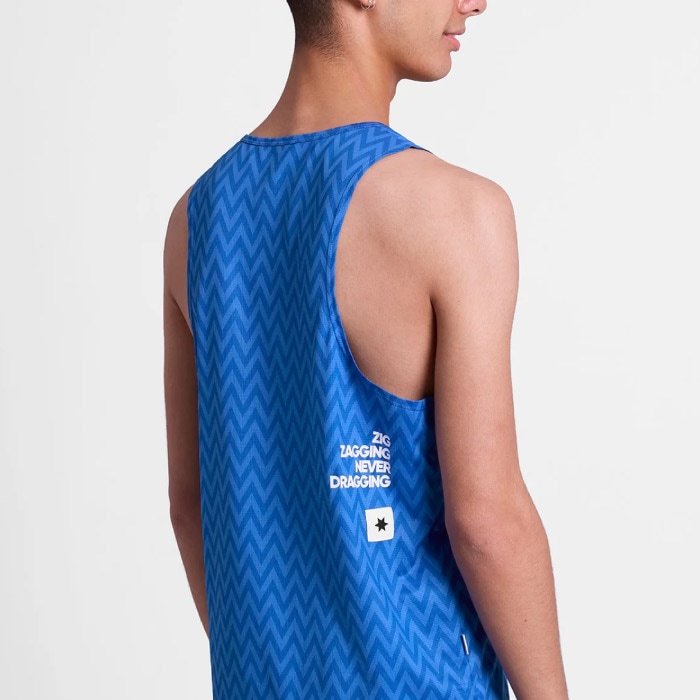SAYSKY セイスカイ メンズ ランニングシャツ シングレット Zig Zag