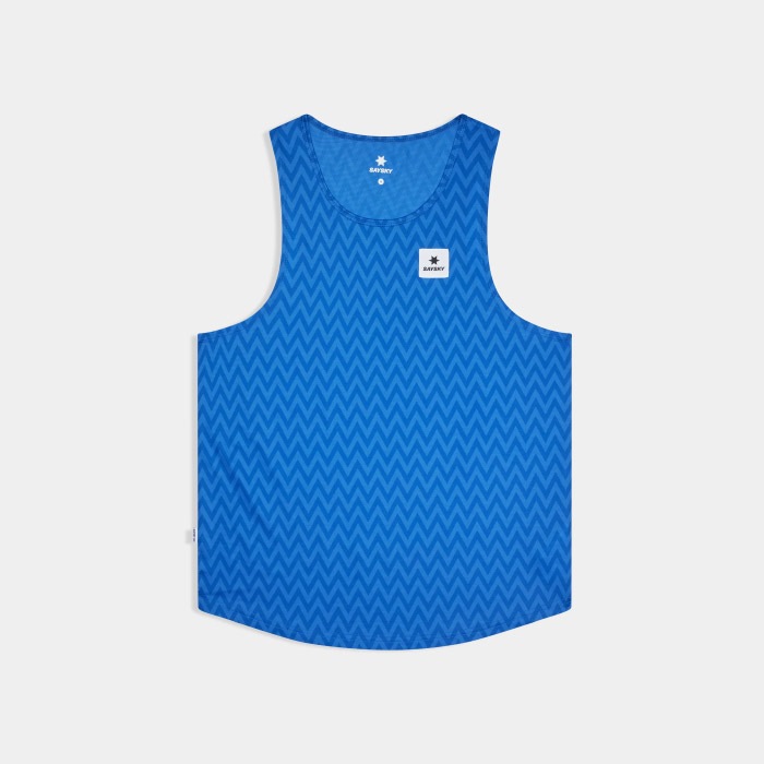 SAYSKY セイスカイ メンズ ランニングシャツ シングレット Zig Zag