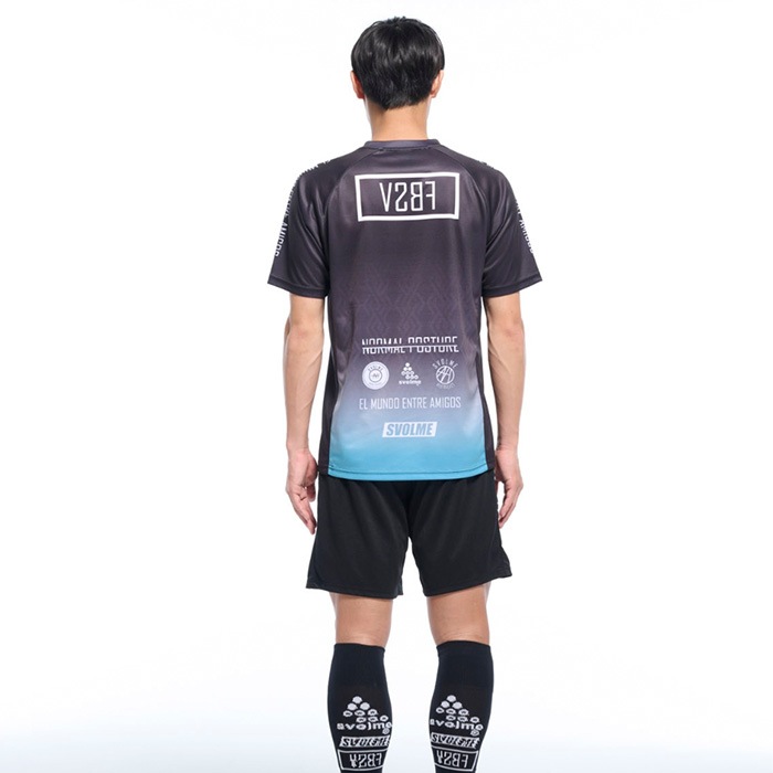 8SM2 svolme サッカー 半袖Tシャツ ブラック L 古着used 【公式通販】