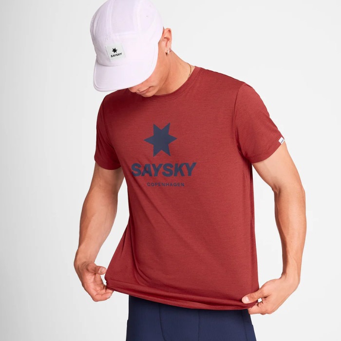 saysky セイスカイ SAYSKY セイスカイ ランニングTシャツ Logo Combat Pro T-shirt メンズ