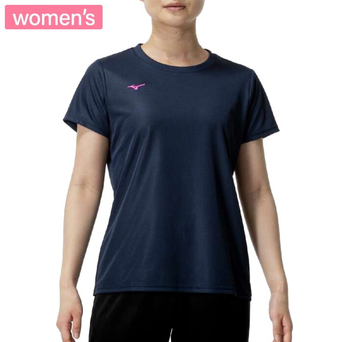 Mizuno ミズノ トップス ナビドライTシャツ(半袖／丸首) レディース