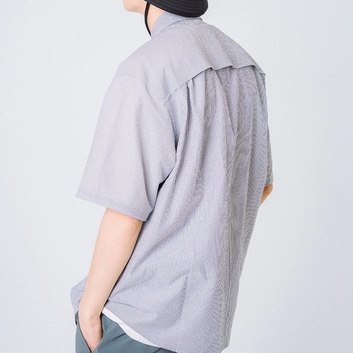 DAIWA ダイワ トップス DOT AIR SS SUCKER SHIRT ブルー DE-8326EX