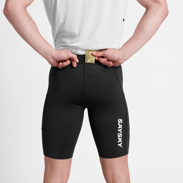 SAYSKY セイスカイ メンズ ランニングタイツ Zig Zag Combat+ Short