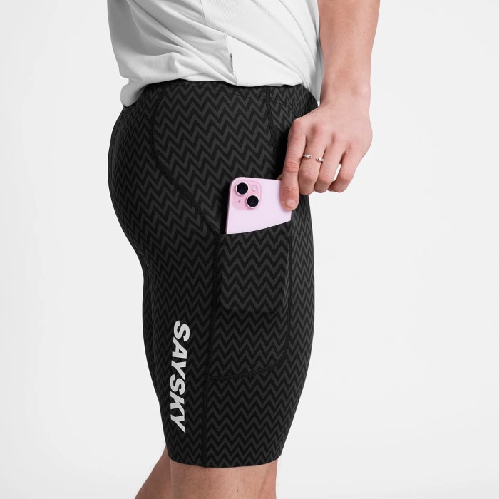 SAYSKY セイスカイ メンズ ランニングタイツ Zig Zag Combat+ Short