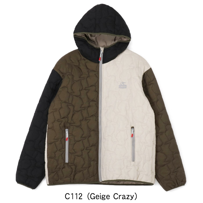 CHUMS チャムス ブービーステッチパテッドパーカー ユニセックス