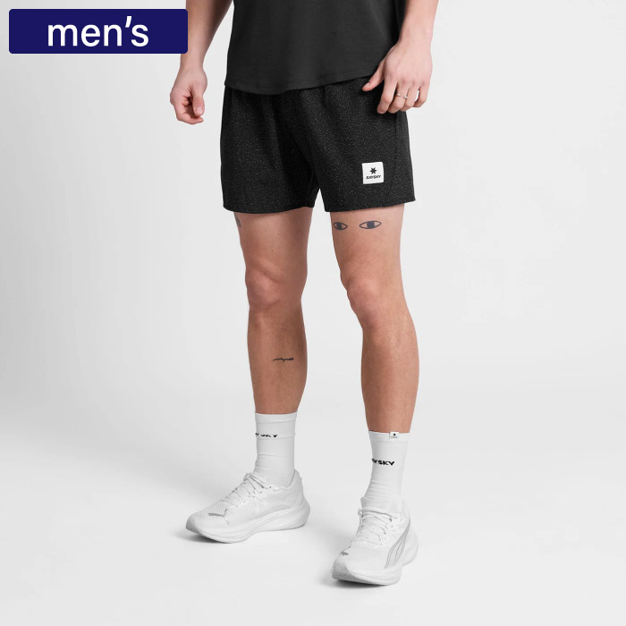 SAYSKYランニングショーツ 5INCH - BLACK Mサイズ SAYSKY セイスカイ メンズ ランニングショーツ パンツ Universe Pace
