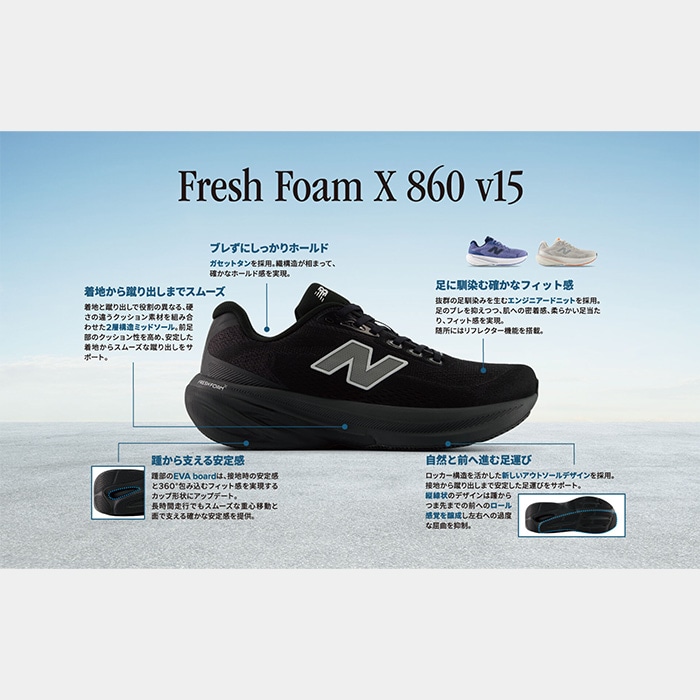 NewBalance ニューバランス ランニングシューズ Fresh Foam X 860 v15