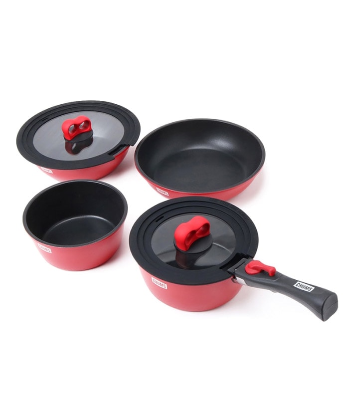 新品未使用⭐︎CHUMS 鍋・フライパンセット CHUMS チャムス Cookware Set クックウェアセット フライパン＆鍋