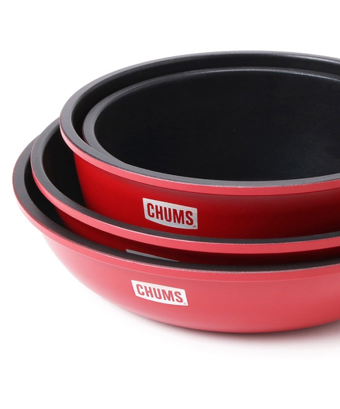 新品未使用⭐︎CHUMS 鍋・フライパンセット CHUMS チャムス Cookware Set クックウェアセット フライパン＆鍋