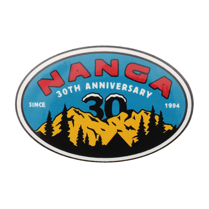 NANGA 30TH ANNIVERSARY STICKER OVAL ナンガ 30th アニバーサリー