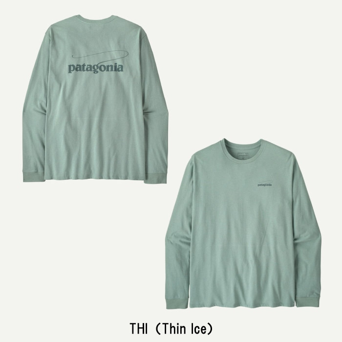 patagonia パタゴニア Tシャツ ロングスリーブ・キャスティング・ロゴ