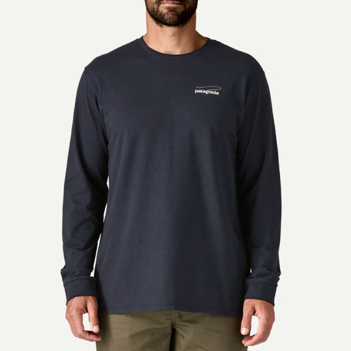 patagonia パタゴニア Tシャツ ロングスリーブ・キャスティング・ロゴ