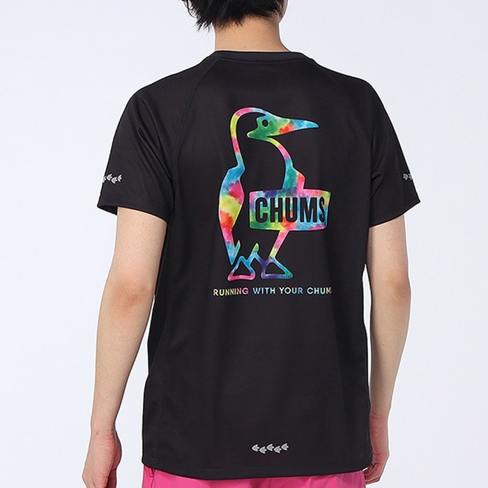 CHUMS チャムス 半袖 ランニングウォーターカラーブービーTシャツ ユニ