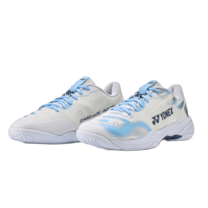 ホワイト ファンボード ラウンドスカッシュテール6.6簡易修理済み YONEX ヨネックス バドミントンシューズ レディース パワークッション