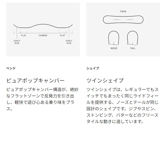 25-26 BURTON バートン PROCESS プロセス スノーボード 板 メンズ 2025