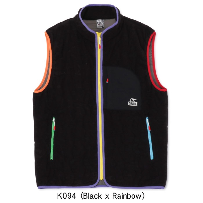CHUMS チャムス ブービーステッチフリースベスト ユニセックス ベスト