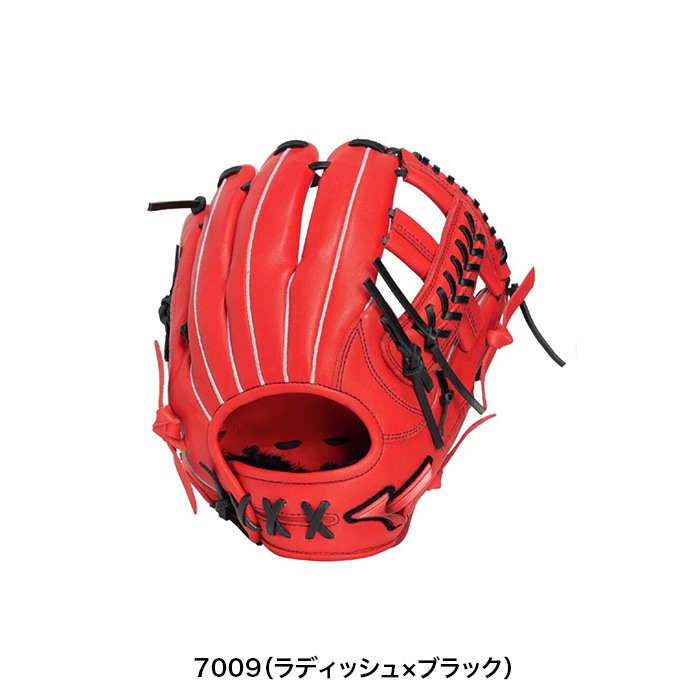 MIZUNO ミズノ 野球グローブ 軟式用ウィルドライブ レッド 内野手向け