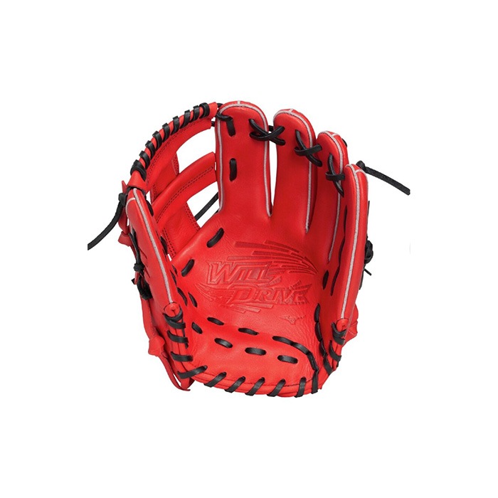 MIZUNO ミズノ 野球グローブ 軟式用ウィルドライブ レッド 内野手向け