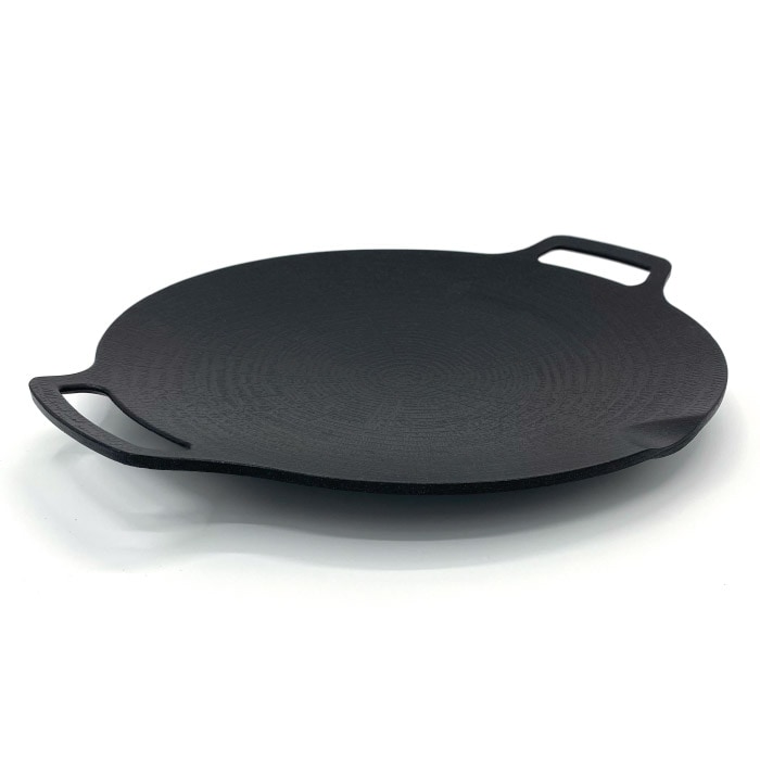 JHQ 鉄板マルチグリドル25cm 30×25×3.3cm シリコンミトン、収納袋付属