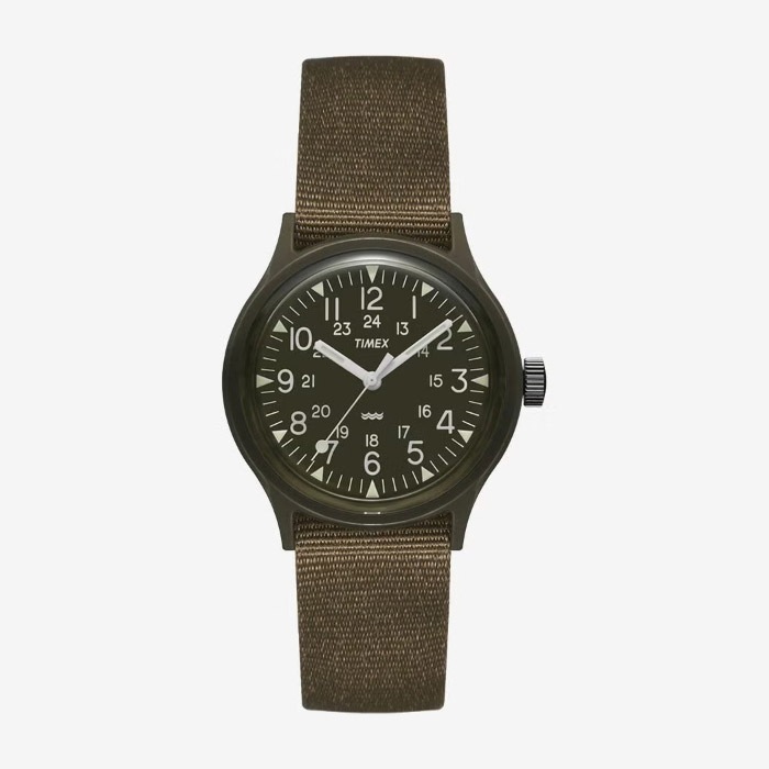 TIMEX タイメックス オリジナルキャンパー ブラック/グリーン 腕時計 