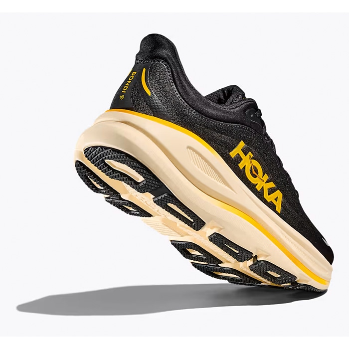 HOKA ホカ ランニングシューズ BONDI 9 メンズ カーボン ブラック