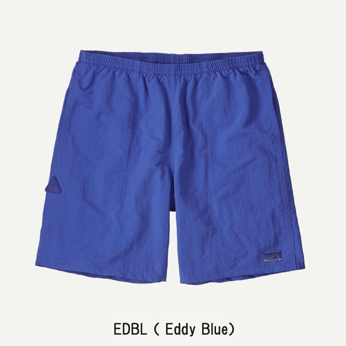 コロンビア製 patagonia 紺色 旧バギーズパンツ 半円フラップ ラウンド patagonia パタゴニア メンズ・バギーズ・ロング 7インチ パンツ