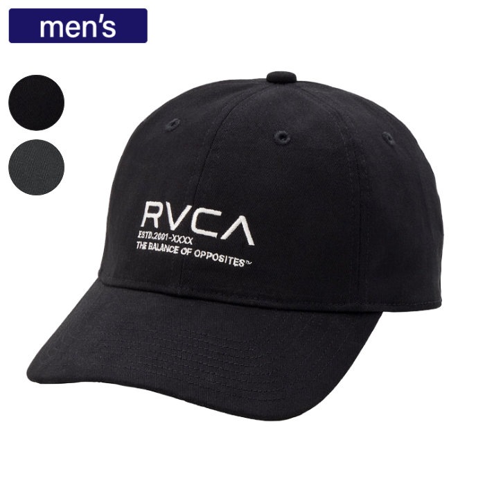 ルーク帽子　くろは RVCA ルーカ キャップ BALANCE CREST CAP メンズ BG041906 | 帽子