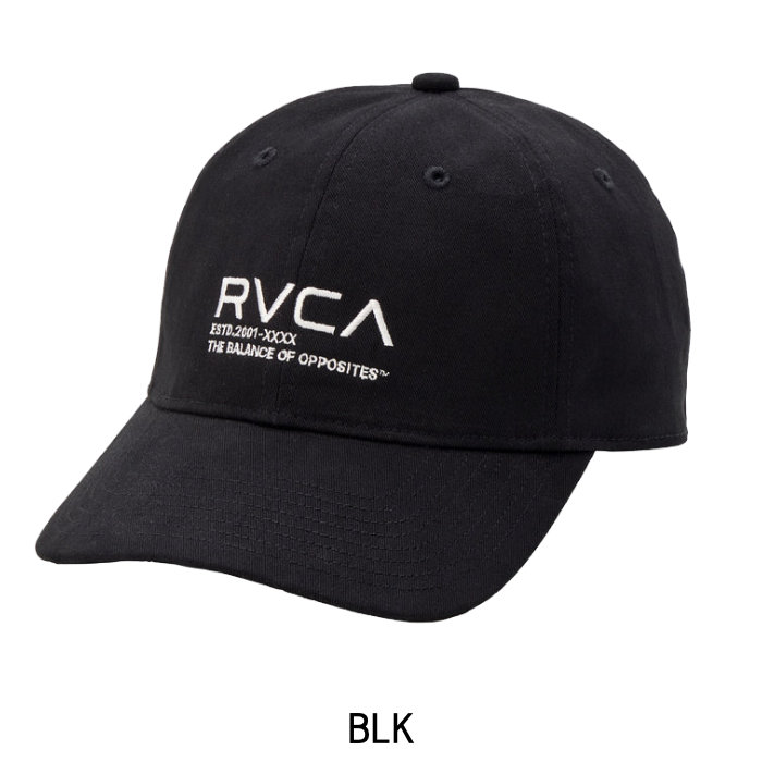 ルーク帽子　くろは RVCA ルーカ キャップ BALANCE CREST CAP メンズ BG041906 | 帽子