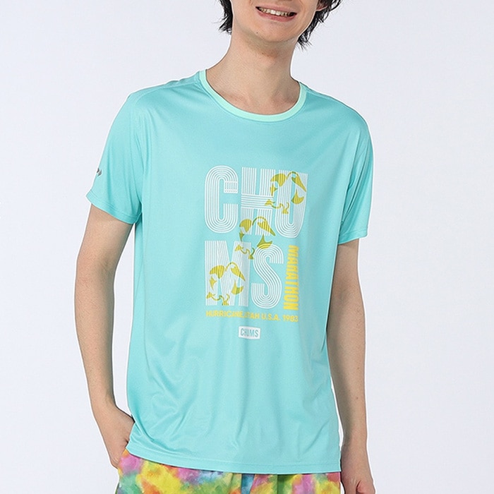 CHUMS チャムス 半袖 ランニングチャムスマラソンTシャツ ユニセックス