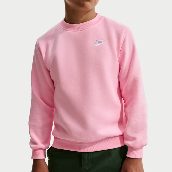 希少！Nike ピンク クルーネック スウェットシャツ M セール】《セットアップ対応商品》ナイキ スポーツウェア フェニックス