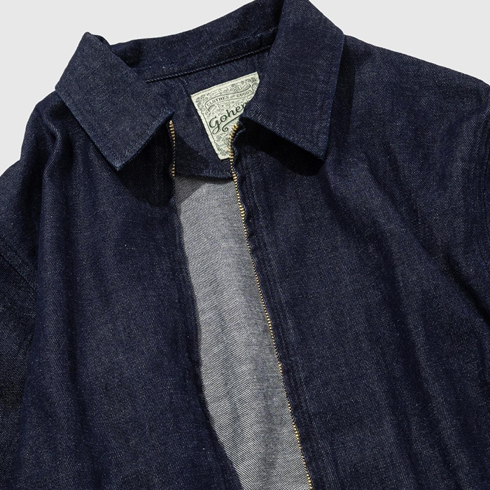 GO HEMP ゴーヘンプ アウター SOLID JAPA JAN ユニセックス ネイビー