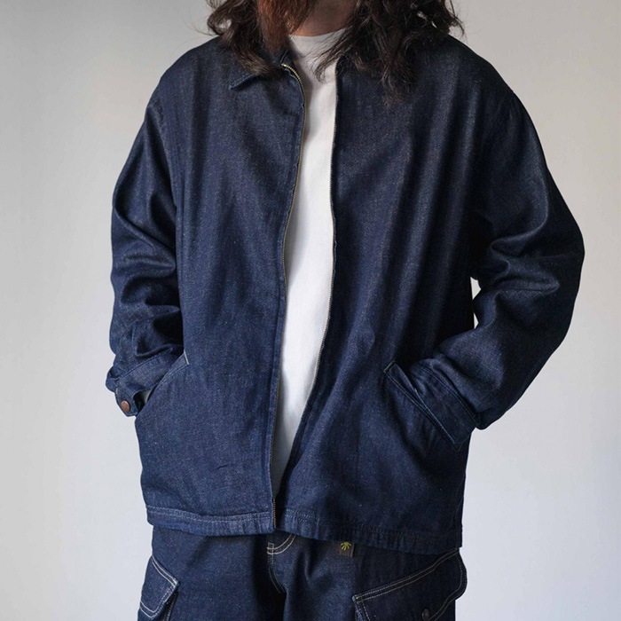 GO HEMP ゴーヘンプ アウター SOLID JAPA JAN ユニセックス ネイビー