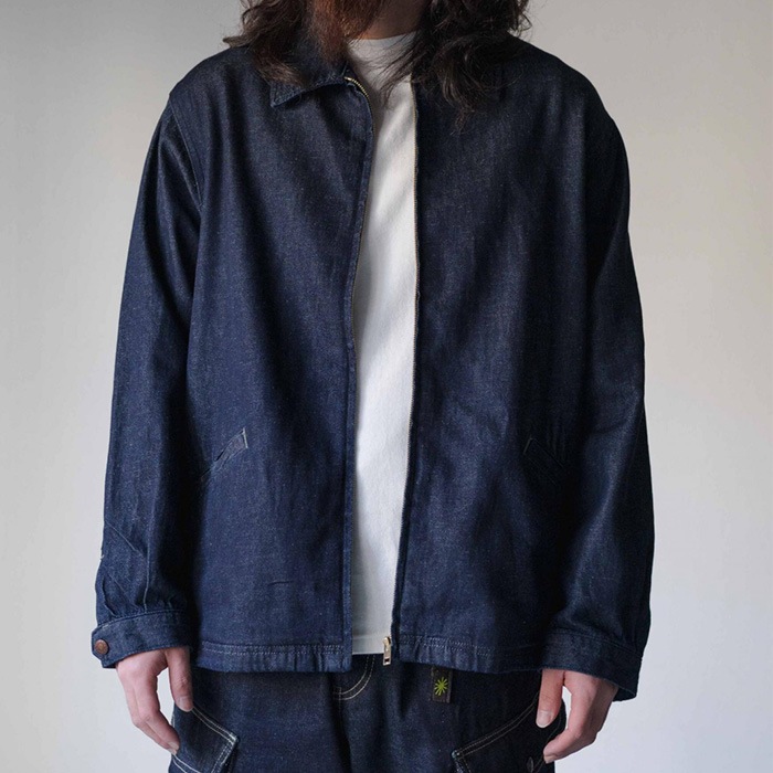 GO HEMP ゴーヘンプ アウター SOLID JAPA JAN ユニセックス ネイビー