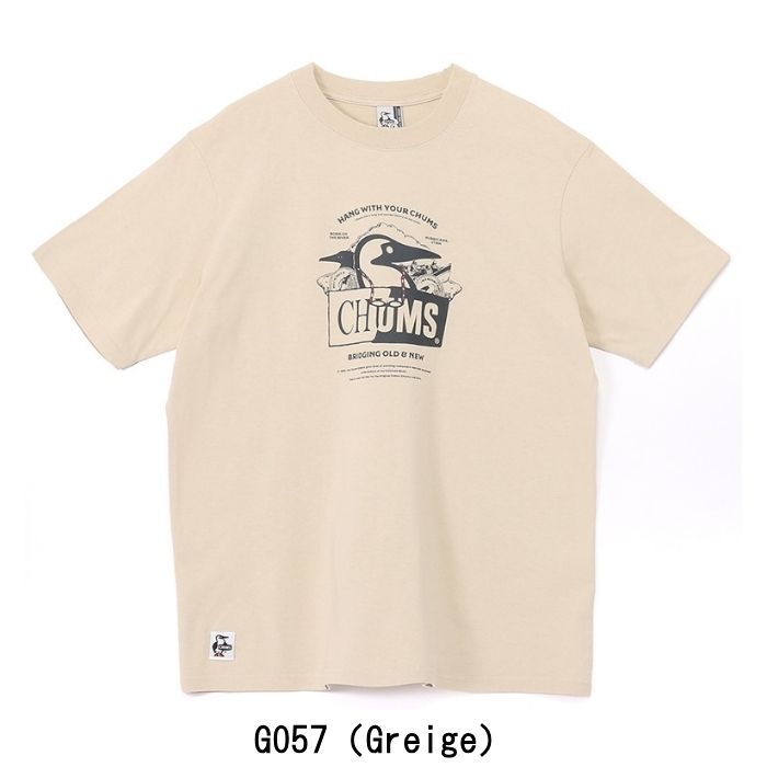 CHUMS チャムス トップス オールド&ニューブービーTシャツ ユニ