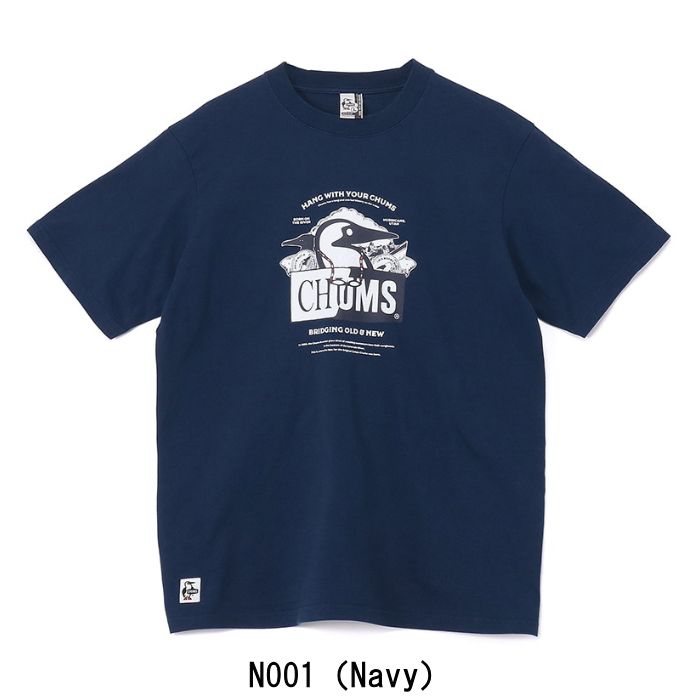 CHUMS チャムス トップス オールド&ニューブービーTシャツ ユニ