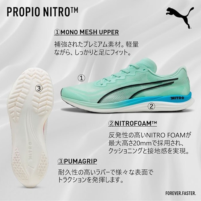 プーマ プロピオニトロ PUMA プーマ ランニングシューズ プロピオ ニトロ メンズ レギュラー幅