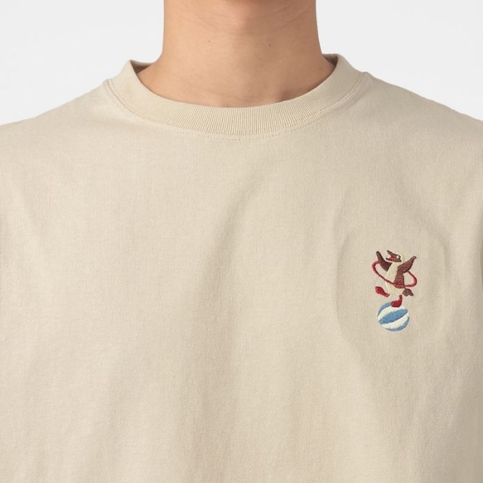 CHUMS チャムス トップス チャムスエンブロイダリーTシャツ ユニ
