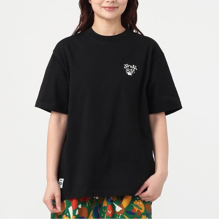 CHUMS チャムス トップス チャムスエンブロイダリーTシャツ ユニ