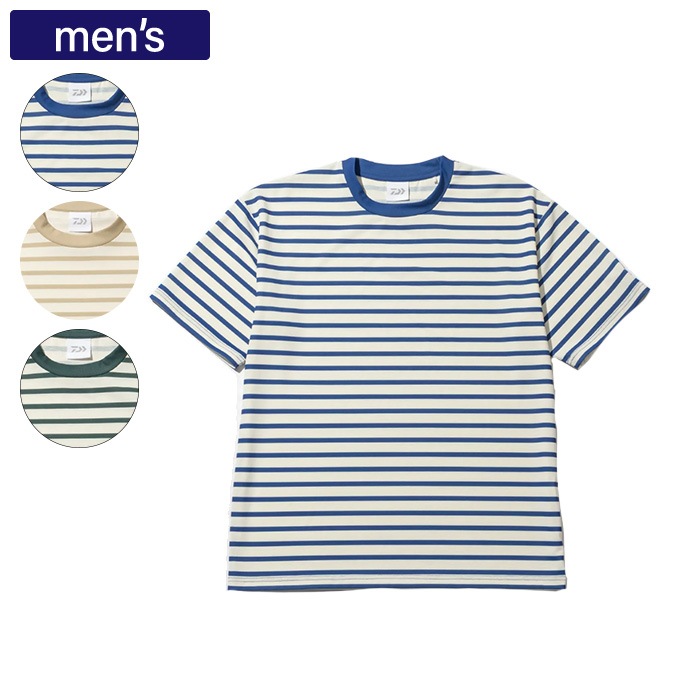 DAIWA DAIWA トップス SHADE STRIPE T-SHIRT ポリエステル100% DE