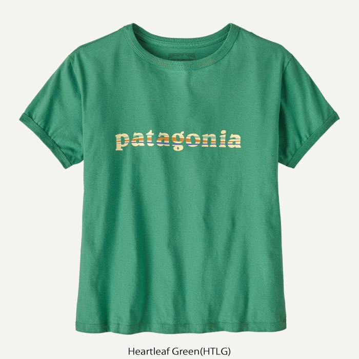 patagonia パタゴニア ウィメンズ・73 テキスト・ロゴ・オーガニック