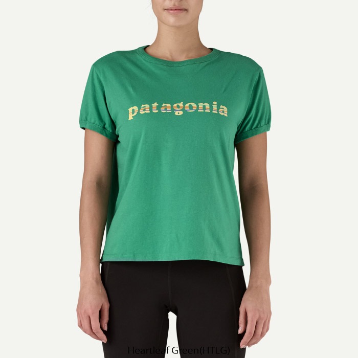 patagonia パタゴニア ウィメンズ・73 テキスト・ロゴ・オーガニック