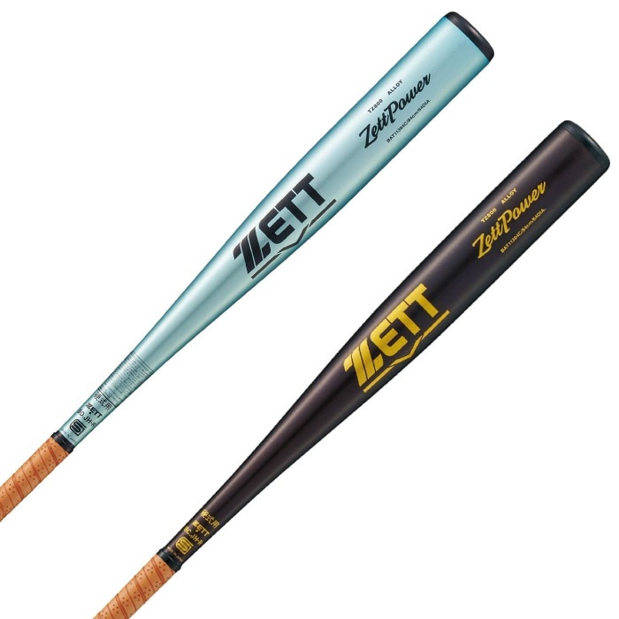 ZETT ゼット 一般 硬式 金属バット ゼットパワー 84cm 高校野球 ミドル