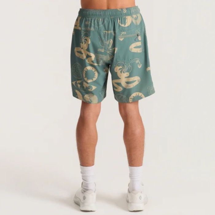 RUN AMOK ランアモック ショーツ SERRANO 7 メンズ SLATE GREEN
