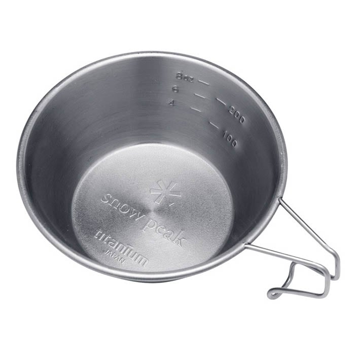 snow peak スノーピーク チタン シェラカップ 310ml チタニウム 目盛