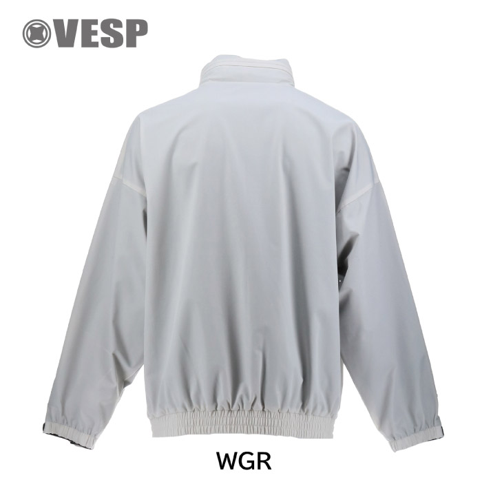 VESP ベスプ 25-26モデル スノーボード 中綿ジャケット ホワイトグレー 25-26 VESP ベスプ Nylon Blouson Jacket ナイロンブルゾンジャケット