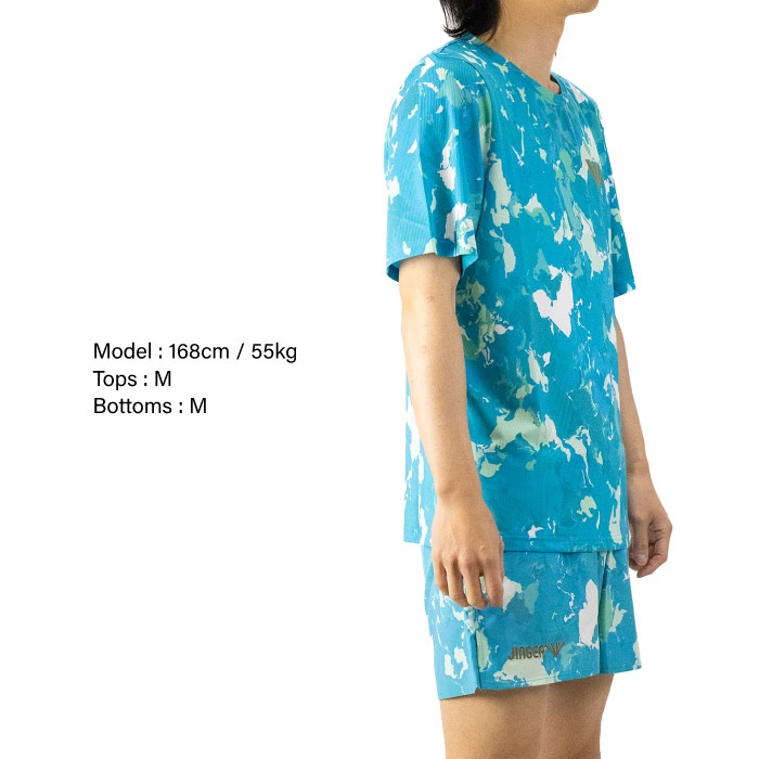 上下セット】 JINGER ジンガー ランニングTシャツ マルチポケット付き