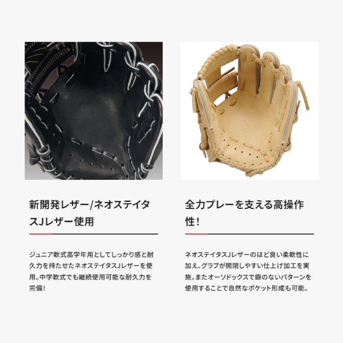 ZETT ゼット 野球グローブ グラブ ジュニア軟式 ネオステイタスLE