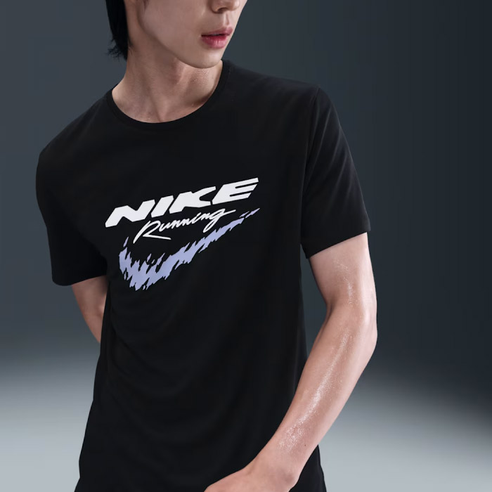 NIKE ナイキ Tシャツ マイラー Dri-FIT UV ランニング トップ メンズ